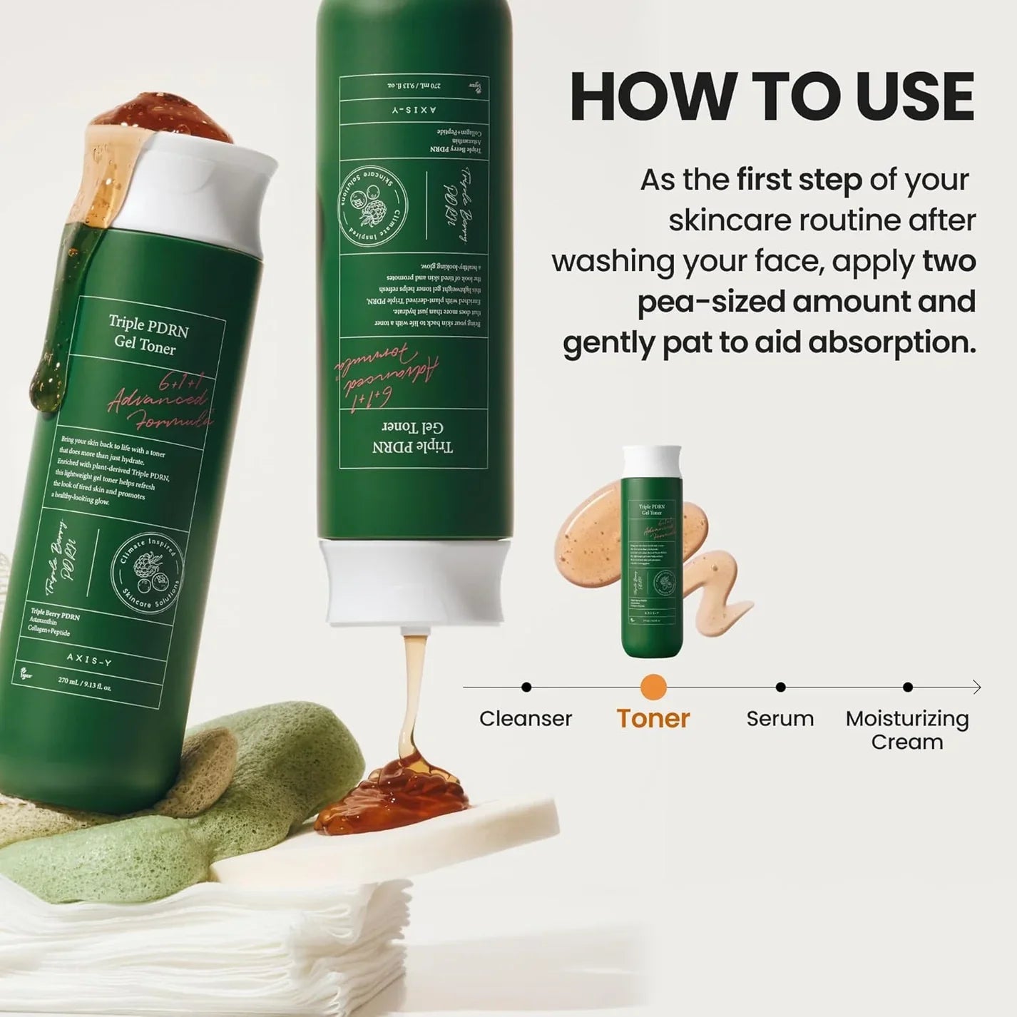 AXIS-Y - Triple PDRN Gel Toner 270ml