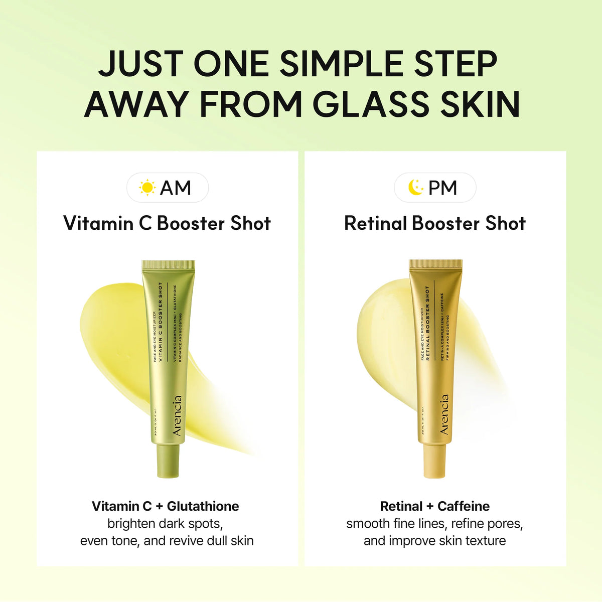 Arencia Vittamin C & Retinal  Bossster Shot Duo set