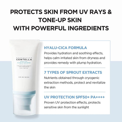 Skin1004 Madagascar Centella Hyalu-Cica Water-Fit Sun Serum (50ml x 2) Twin Pack