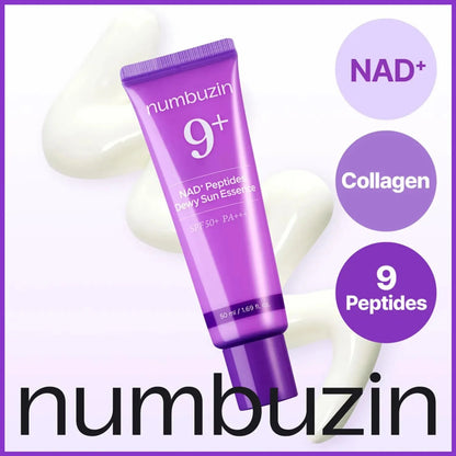 Numbuzin No.9 NAD+ Peptides Dewy Sun Essence 50 ml