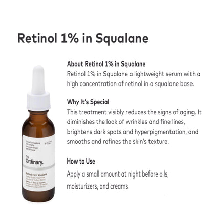 The Ordinary Retinol Serum 1% In Squalane - 30 ml