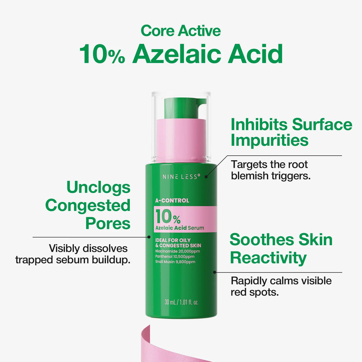 NINE LESS A-Control Clear Skin Duo 💚