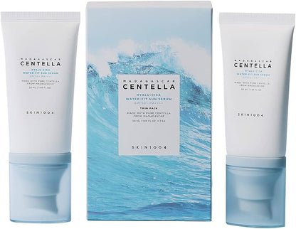 Skin1004 Madagascar Centella Hyalu-Cica Water-Fit Sun Serum (50ml x 2) Twin Pack