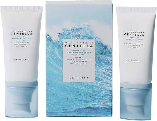 Skin1004 Madagascar Centella Hyalu-Cica Water-Fit Sun Serum (50ml x 2) Twin Pack