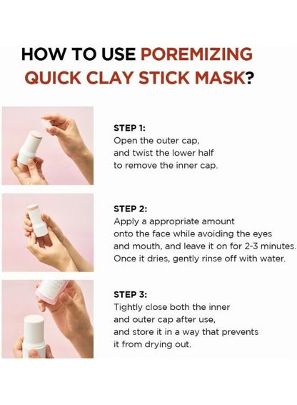 skin1004 madagascar centella poremizing quick clay stick mask