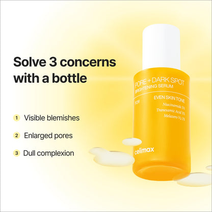CELIMAX Pore + Dark Spot Brightening Serum 30ml