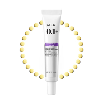 Anua Retinol 0.1 Caffeine Revitalizing Eye Cream 30ml