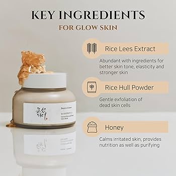 BEAUTY OF JOSEON Ground Rice and Honey Glow Mask