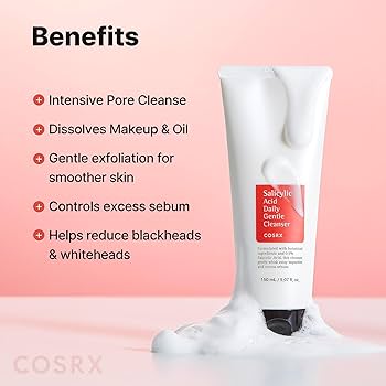 COSRX Salicylic Acid Daily Gentle Cleanser