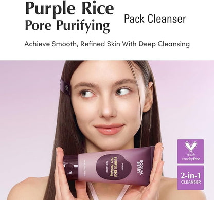 Eqqualberry Purple Rice Pore Purifying Pack Cleanser