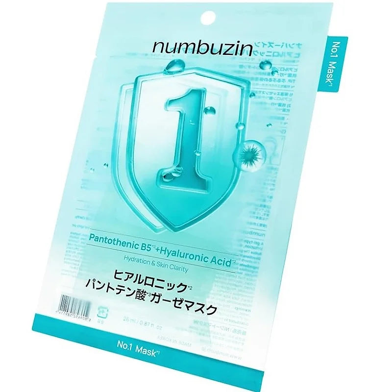 numbuzin - No.1 Pantothenic B5 Hyaluronic Active Clear Mask