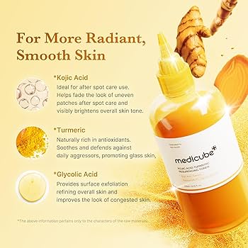 medicube kojic acid turmeric resurfacing toner