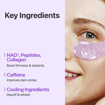 Numbuzin No.9 NAD+ Eye Patches | Depuffing & Brightening