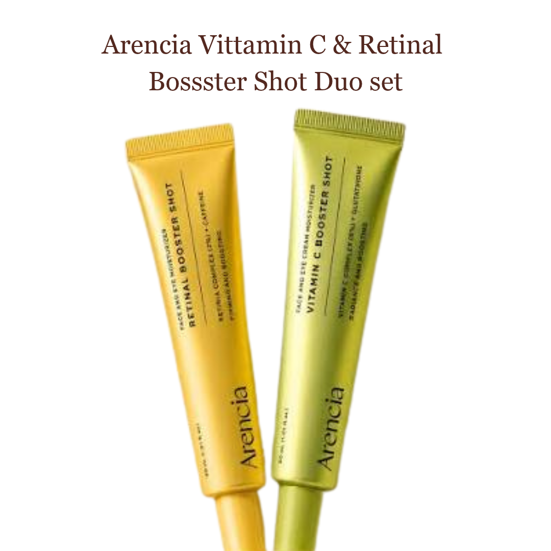 Arencia Vittamin C & Retinal  Bossster Shot Duo set