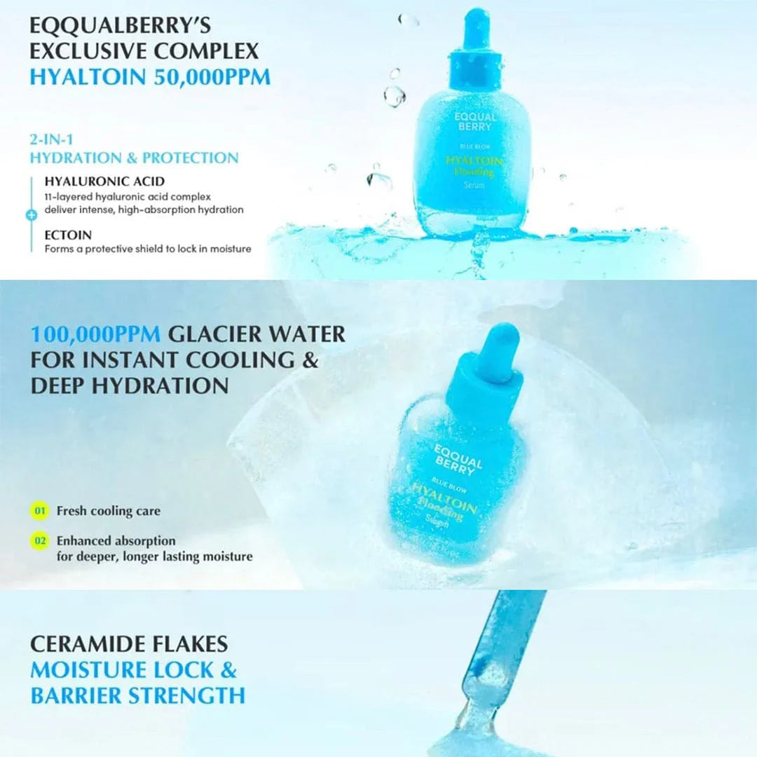 Eqqualberry Blue Blow Hyaltoin Flooding Serum
