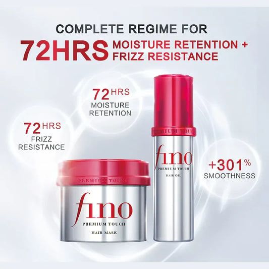 Silky Smooth Hair Repair Duo ( Fino Premium Touch Hair Mask and Hair Oil)