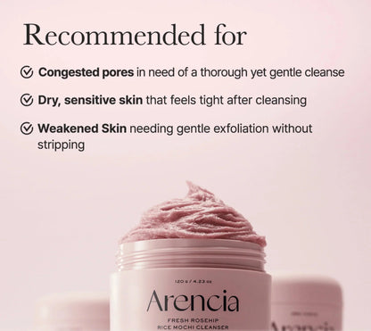 Arencia Fresh Mochi Cleanser 120g
