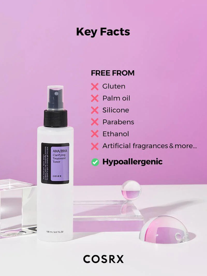 COSRX aha/bha clarifying treatment toner