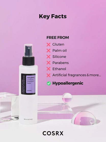 COSRX aha/bha clarifying treatment toner