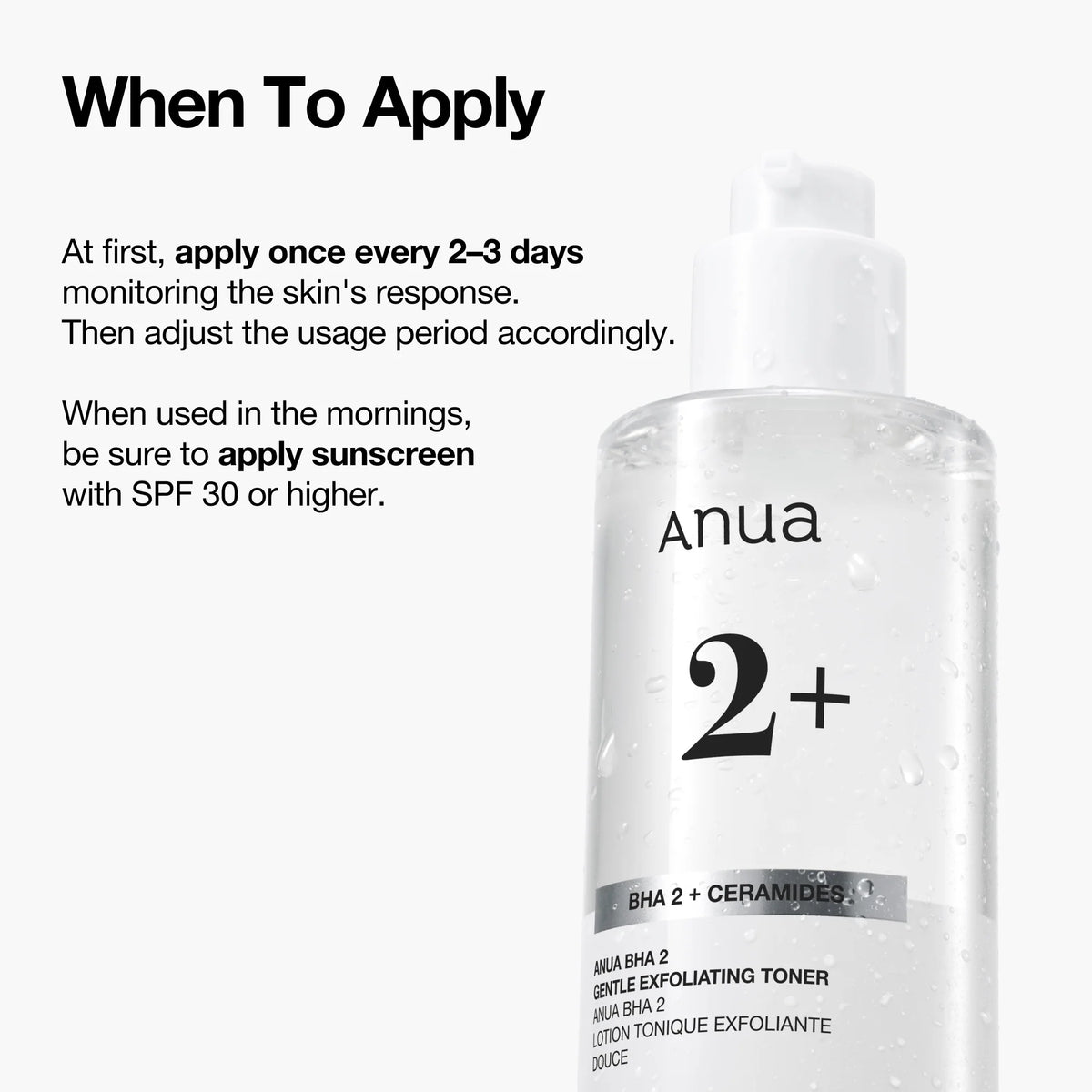 ANUA- BHA 2% Gentle Exfoliating Toner