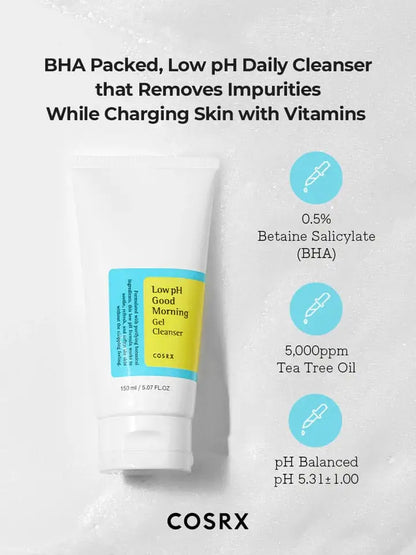 COSRX Low-pH Good Morning Gel Cleanser