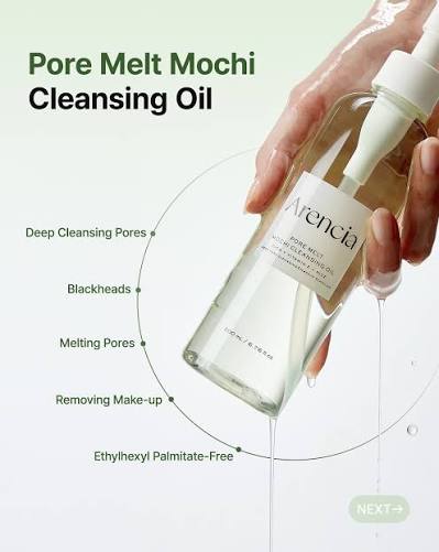 Arencia - Pore Melt Mochi Cleansing Oil 200ml