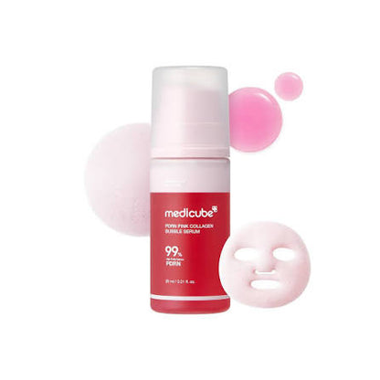 medicube PDRN Pink Collagen Bubble Serum 95ml