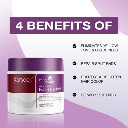 Karseell Purple Hair Mask - 500ml