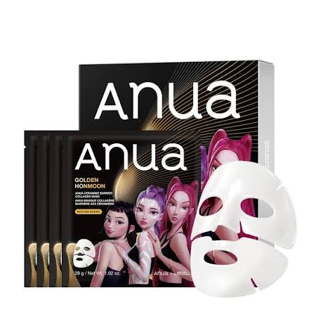 ANUA- Golden Honmoon Barrier Collagen Mask -1 Sheet