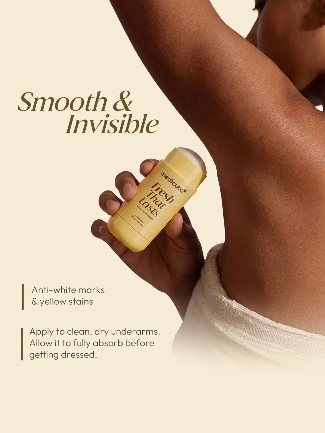 medicube - Vanilla & Pistachio Deodorant 80g