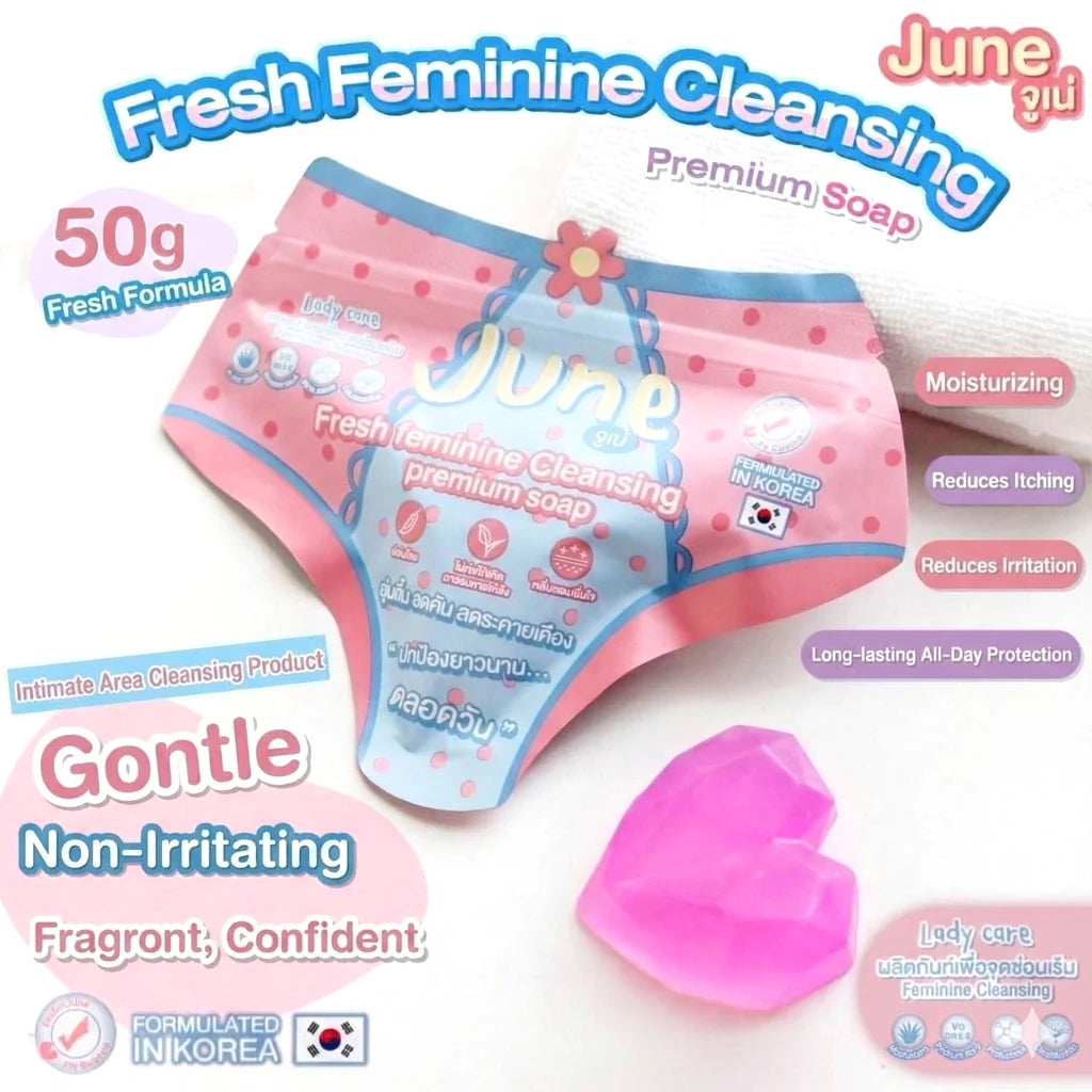 JUNE Fresh Feminine Cleansing Premium Soap – 50g