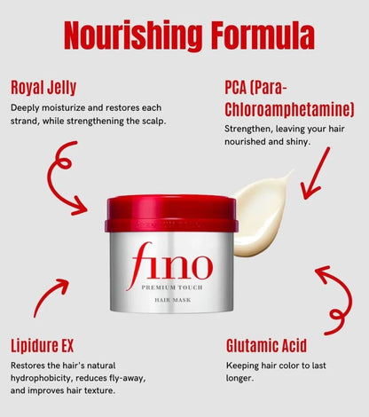 Silky Smooth Hair Repair Duo ( Fino Premium Touch Hair Mask and Hair Oil)