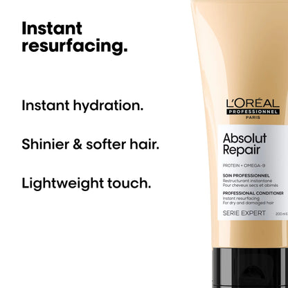 L’Oréal Professionnel – Absolut Repair Protein + Gold Quinoa Conditioner 200 ml